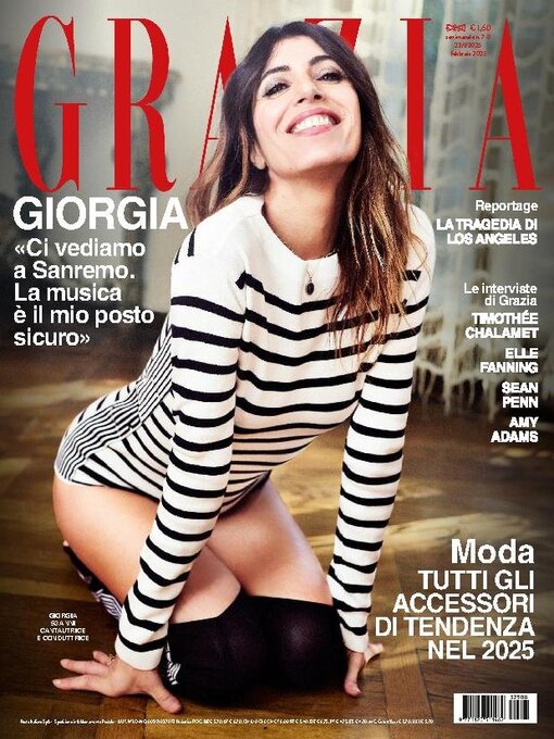 Détails du titre pour Grazia Italia par Mondadori Media S.p.A., S.L.L. - Disponible